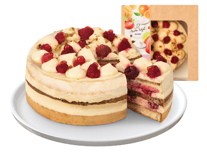 TIRAMISU tortas su avietėmis
