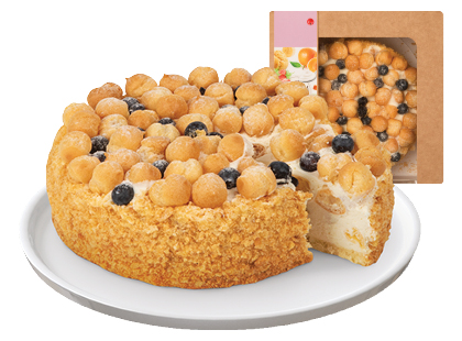 PROFITROLIŲ tortas su grietinėlės kremu*