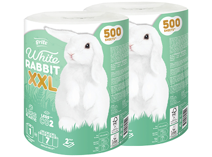 Popieriniai rankšluosčiai GRITE WHITE RABBIT*