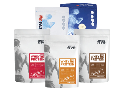 Baltymų produktams GYMON ir FORCEFIVE*