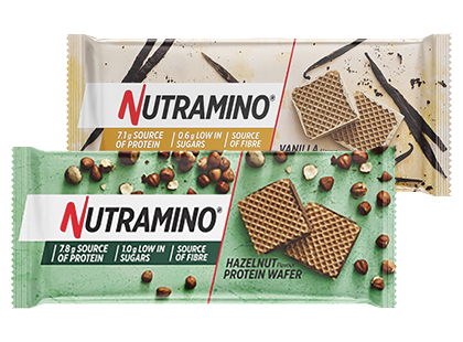 Baltyminiai vafliai NUTRAMINO*