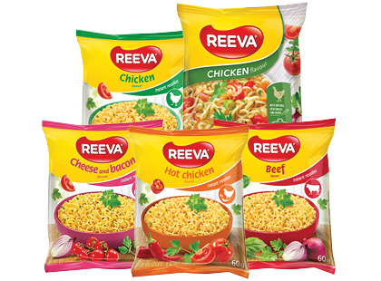 Greitai paruošiamiems makaronams REEVA*