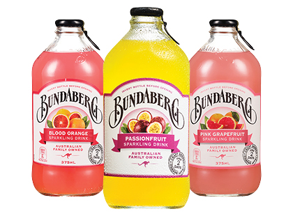 Gazuotas gaivusis gėrimas BUNDABERG*