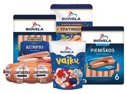 BIOVELOS virtoms dešroms ir dešrelėms*