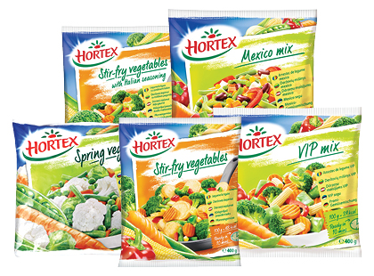 Šaldytoms daržovėms ir jų mišiniams HORTEX*