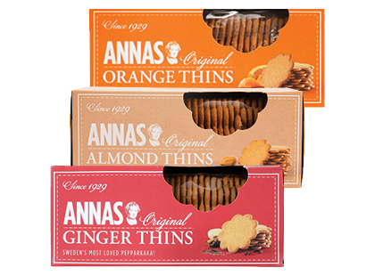 Imbieriniai; migdoliniai sausainiai ANNA’S*