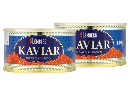 Raudonieji lašišinių žuvų ikrai LEMBERG*