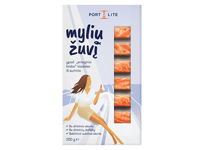 Atšaldytos snieginių krabų skonio lazdelės iš surimio PORT LITE*