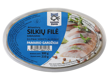 Silkių filė aliejuje DAUPARŲ ŽUVIS*