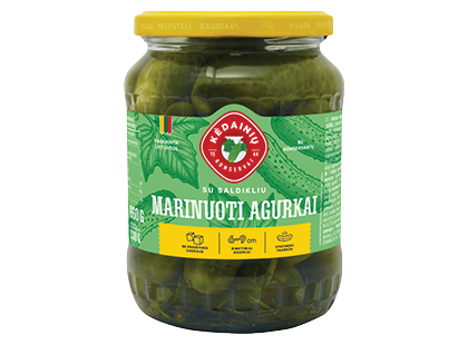 KĖDAINIŲ KONSERVŲ FABRIKO marinuoti agurkai*