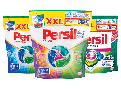 Skalbiamosios kapsulės PERSIL*, 3 rūšių