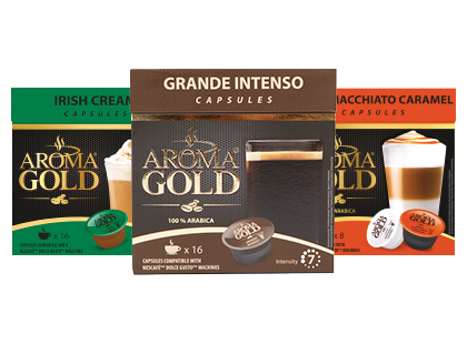 Kavos kapsulės AROMA GOLD*