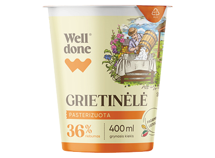Grietinėlė WELL DONE*