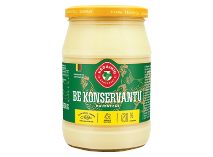 KĖDAINIŲ KONSERVŲ FABRIKO majonezas BE KONSERVANTŲ*