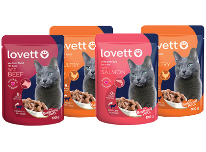 Konservuotas kačių ėdalas LOVETT*