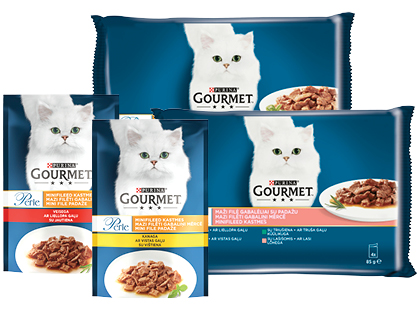 Konservuotam kačių ėdalui GOURMET PERLE*