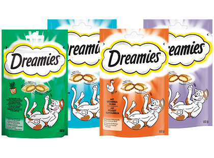 Kačių skanėstai DREAMIES*