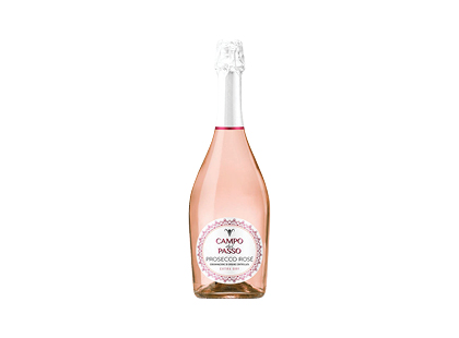 Putojantis rausvasis sausas vynas CAMPO PROSECCO ROSE