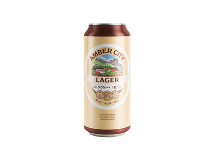 Šviesusis alus AMBER CITY LAGER