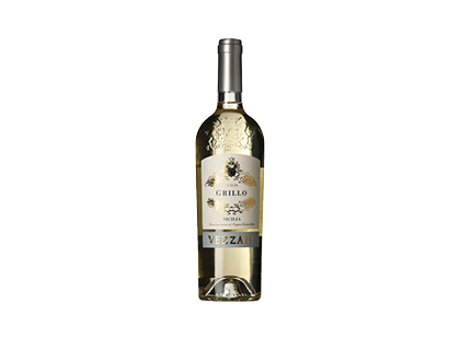 Baltasis sausas vynas VEZZANI GRILLO SICILIA DOC