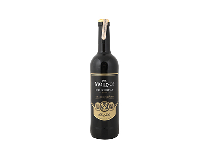 Raudonasis sausas vynas LOS MOLINOS RESERVA