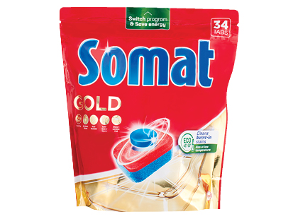 Indaplovių tabletės SOMAT GOLD*