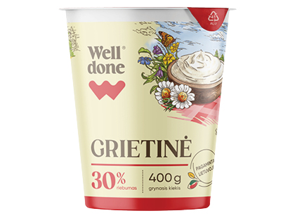 Grietinė WELL DONE*
