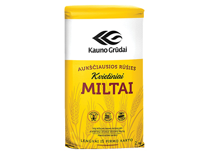 Aukščiausios rūšies kvietiniai miltai KAUNO GRŪDAI*