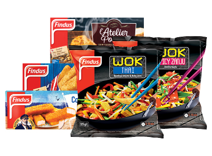 Šaldytai produkcijai FINDUS*