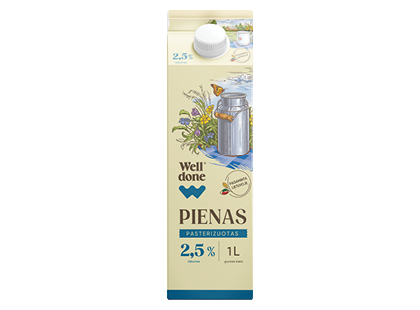 Pienas WELL DONE*