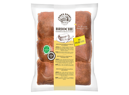 BIRŽŲ DUONOS plėšomosios sviestinės bandelės BRIOCHE*