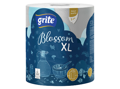 Popieriniai rankšluosčiai GRITE BLOSSOM XL