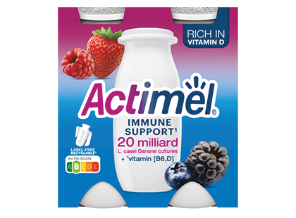 Fermentuotas miško uogų skonio jogurto gėrimas ACTIMEL*