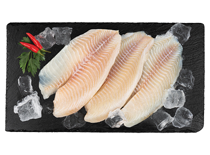 Atšildyta nilinių tilapijų filė be odos, 1 kg