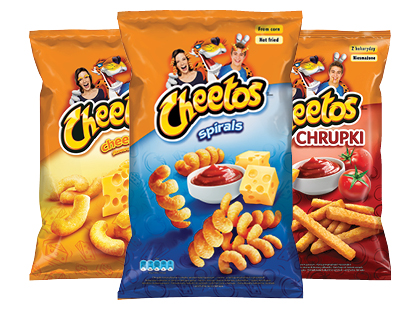 Kukurūzų užkandis CHEETOS, 3 rūšių, 145–165 g