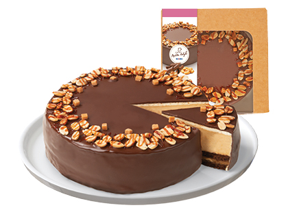 Sūrio tortas su karamele SNIKERIS, 1 kg Sūrio tortas su karamele SNIKERIS, 1 kg