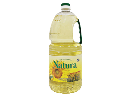 Saulėgrąžų aliejus NATURA, 3 l