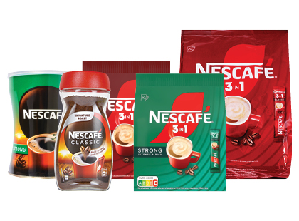 Tirpiajai kavai ir kavos mišiniams NESCAFÉ*
