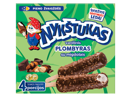 Glaistytas vanilinis plombyras NYKŠTUKAS*