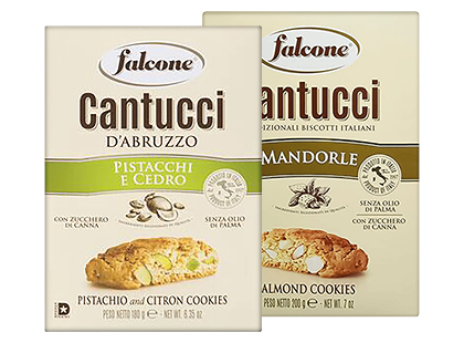 Sausainiai su pistacijomis; migdolų riešutais CANTUCCI FALCONE*