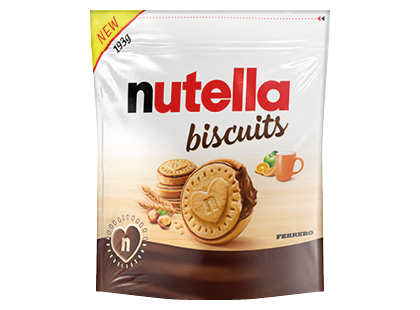 Sausainiai su šokoladiniu įdaru NUTELLA BISCUITS*