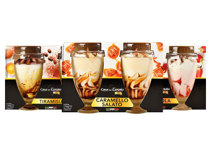 Valgomieji ledai CASA DEL GELATO*, 3 rūšių