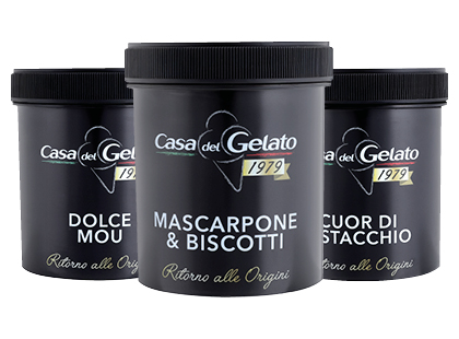 Grietininiai valgomieji ledai CASA DEL GELATO*