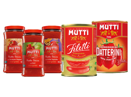 Konservuotiems pomidorams ir padažams MUTTI*