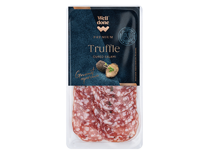 Vytintas pjaustytas saliamis su trumais WELL DONE PREMIUM*