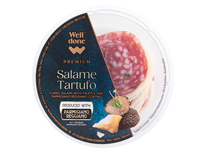 Pjaustytas saliamis su trumais ir sūriu WELL DONE PREMIUM*