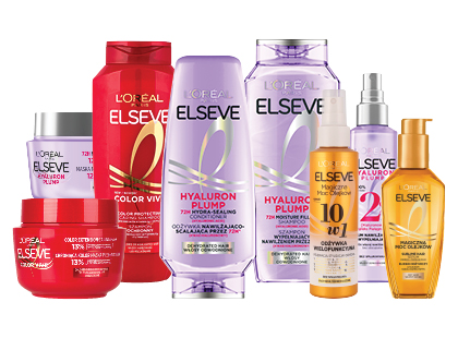 Plaukų priežiūros priemonėms L’OREAL ELSEVE*