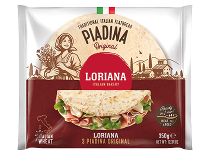Itališka plokščia duona PIADINA ORIGINAL LORIANA*