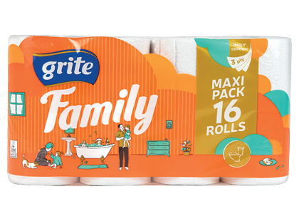 Tualetinis popierius GRITE FAMILY