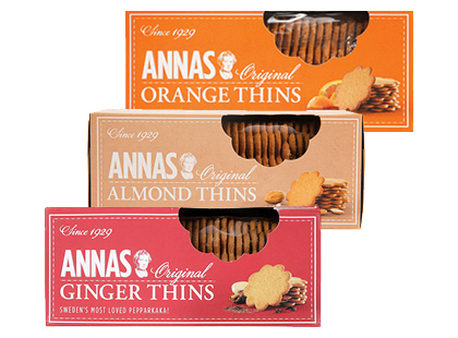 Imbieriniai; migdoliniai sausainiai ANNA’S*
